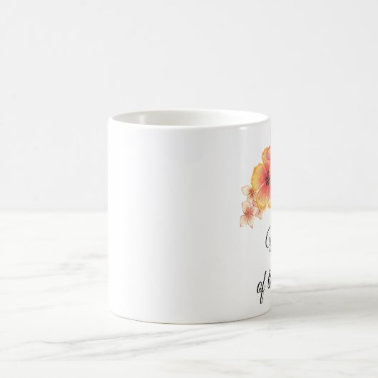 Mutter der Bride Floral Bouquet Tasse (Mittel)