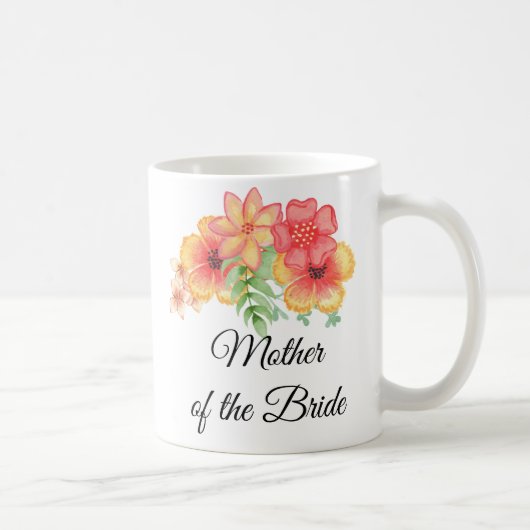 Mutter der Bride Floral Bouquet Tasse (Rechts)