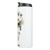 Mutter der Bride Floral Elegant Hochzeitsdesign Thermosbecher (Nach rechts gedreht)