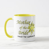 Mutter der Bride Funny Coffein Fix Tasse (Links)