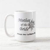 Mutter der Bride Funny Kaffeetasse (Links)
