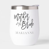 Mutter der Bride Geschenkname Schwarze Kalligraphi (Links)