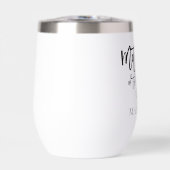 Mutter der Bride Geschenkname Schwarze Kalligraphi (Vorderseite)