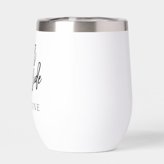 Mutter der Bride Geschenkname Schwarze Kalligraphi (Rückseite)