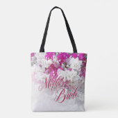 Mutter der Bride Geschenktasche in Rosa und Weiß Tasche (Rückseite)
