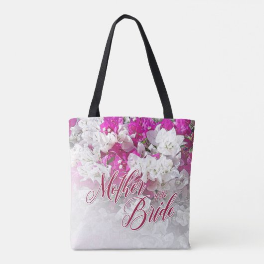 Mutter der Bride Geschenktasche in Rosa und Weiß Tasche (Rückseite)