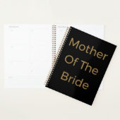 Mutter der Bride Gold Black Hochzeitsgeschenk Gefa Planer (Anzeige)