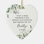 Mutter der Bride Keepake Keramik Ornament (Rechts)