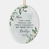 Mutter der Bride Keepake Keramik Ornament (Rechts)