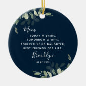 Mutter der Bride Keepake Keramik Ornament (Vorne)