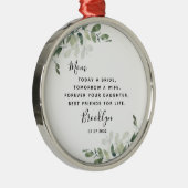 Mutter der Bride Keepake Ornament Aus Metall (Rechts)