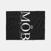 Mutter der Bride Mob Wedding Mama Mama Niedlich Br Fleecedecke (Vorderseite (Horizontal))