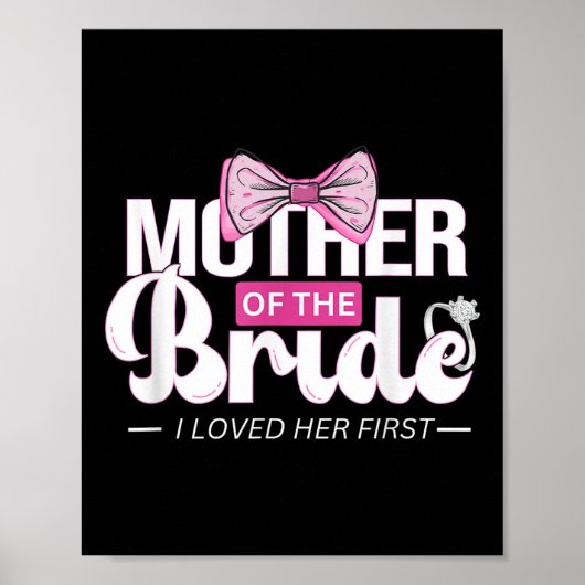 Mutter der Bride Mob Wedding Mama Mama Niedlich Br Poster (Vorne)