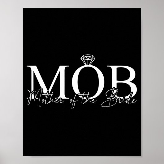 Mutter der Bride Mob Wedding Mama Mama Niedlich Br Poster (Vorne)