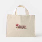 Mutter der Bride Pink Rose Tote Tasche - Anpassen (Rückseite)