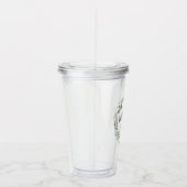 Mutter der Bride Sage Greenery Wreath Wedding Acryltrinkbecher (Rechts)