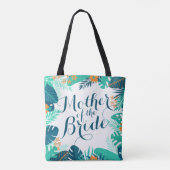 Mutter der Bride Summer Wedding Tote Tag Tasche (Rückseite)
