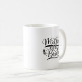 Mutter der Bride Typografy Tasse (VorderseiteRechts)