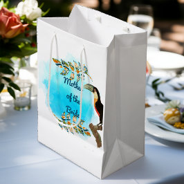 Mutter der Bride Vintag Toucan Geschenktasche Mittlere Geschenktüte
