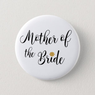 Mutter der Bride Wedding Party Button-Back-Taste Button