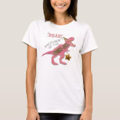 Mutter der Dinosaurier-Dinosaurier 3. Geburtstag T-Shirt (Vorderseite)