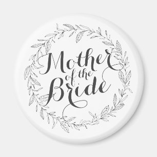 Mutter der einfachen Blumenhochzeit Magnet