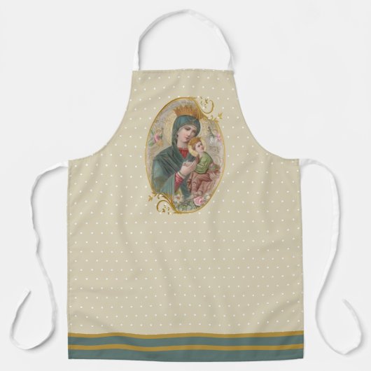 Mutter der ewigen Hilfe Jesus Religiöse Schürze (Vorderseite)