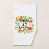 Mutter der F*cking-Jahr-Wildblume Blumenkohle Mama Badhandtuch Set (Handtuch)