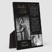 Mutter der Fotos der Braut Fotoplatte (Seite)