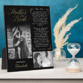 Mutter der Fotos der Braut Fotoplatte (Seite)