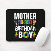 Mutter der Geburtstagsjunge Autismus-Mama Mousepad (Mit Mouse)