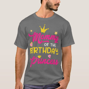 Mutter der Geburtstagsprinzessin Mom Mutter Mama M T-Shirt