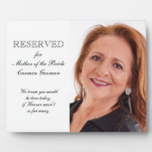 Mutter der Gedenkstätte des Fotos Braut Hochzeit Fotoplatte (Vorderseite)