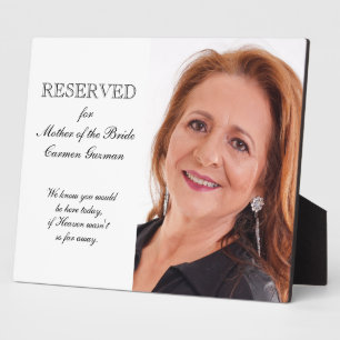 Mutter der Gedenkstätte des Fotos Braut Hochzeit Fotoplatte