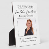 Mutter der Gedenkstätte des Fotos Braut Hochzeit Fotoplatte (Seite)