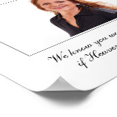 Mutter der Gedenkstätte des Fotos Braut Hochzeit Poster (Ecke)