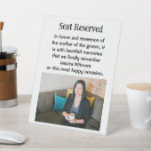 Mutter der Gedenkstätte Groom Wedding Plaque Sockelschild (In SItu)