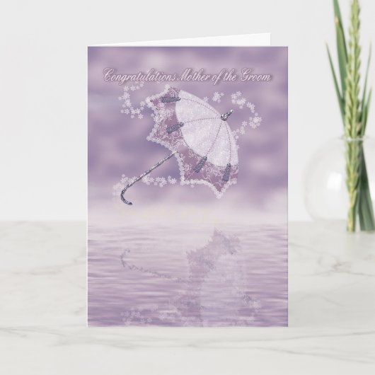 Mutter der Gratulationskarte mit Durchfluss Karte (Vorderseite)