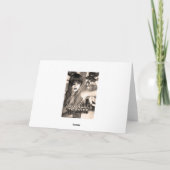 Mutter der Gratulationskarte mit Durchfluss Karte (Rückseite)