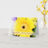 Mutter der Gratulationskarte mit Durchfluss Karte (Gelbe Blume)