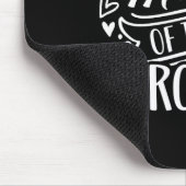 Mutter der Groom-Bachelor-Hochzeitsfeier Redewendu Mousepad (Ecke)