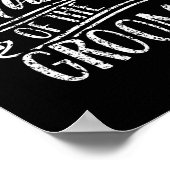 Mutter der Groom-Bachelor-Hochzeitsfeier Redewendu Poster (Ecke)
