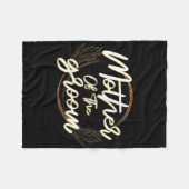 Mutter der Groom Bachelorette Wedding Pa Fleecedecke (Vorderseite (Horizontal))