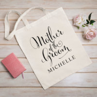 Mutter der Groom Black Personalisiert Hochzeit