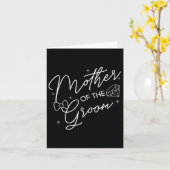 Mutter der Groom Blume Hochzeitsfeier Karte (Gelbe Blume)