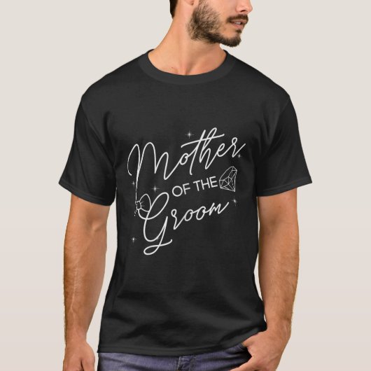 Mutter der Groom Blume Hochzeitsfeier T-Shirt (Vorderseite)
