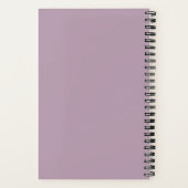 Mutter der Groom Custom Wedding Dusty Lilac Notizblock (Rückseite)