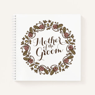 Mutter der Groom Elegant Wedding   Notizbuch