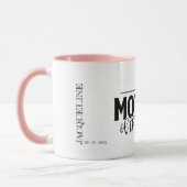 Mutter der Groom-Flowscript Personalisiert Tasse (Links)
