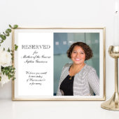 Mutter der Groom-Foto-Gedenkstätte Hochzeit Poster